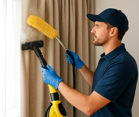 Trusted residential curtain cleaning technician Matty Curtain Cleaning wattle-glen-vic QLD